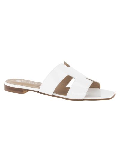 Even and odd Sandalette vernice bianco 98Q