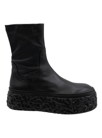 AGL Stiefelette softy stretch nero nero D776501PGK